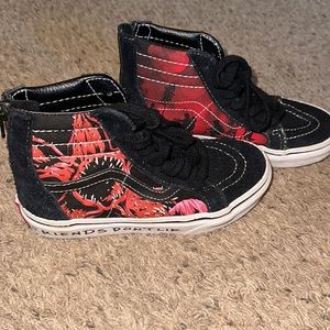 Vans Stranger Things high top tennis shoes